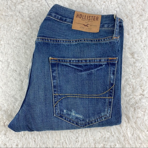 Hollister Other - Hollister Hunington Slim Straight Button Fly Jeans
